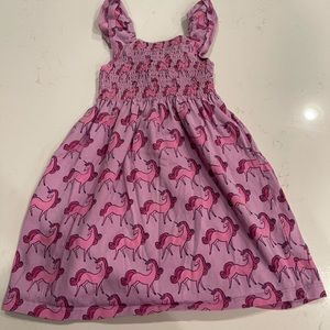 2T Hatley purple unicorn dress